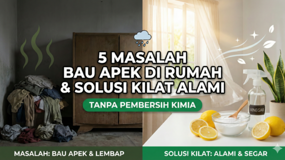 5 Masalah Bau Apek Paling Sering Terjadi di Rumah dan Solusi Kilat Tanpa Pembersih Kimia